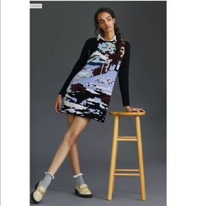 Maeve for Anthropologie scenic sweater dress in XL like new